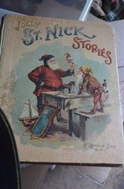 Antique Jolly St. Nick Stories published in 1899 by McLoughlin Bros New York