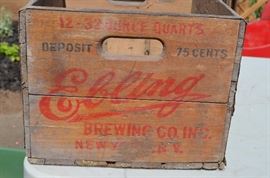 This Antique Wooden Box is laden inside and out with Old Advertising a real addition to any collection as a conversation piece.