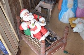 very old Vintage Santa Claus complete with Teapot
