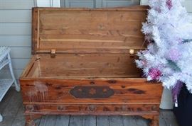 Very Old Antique Cedar Chest