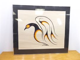 Metal Framed Clemence Wescoupe Print