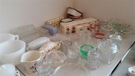 Vintage glassware