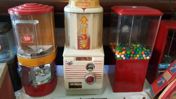 Vintage Gum Machines