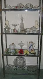 More cups & saucers, other glassware