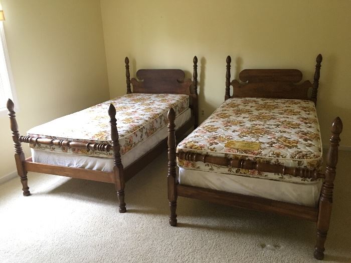 2- Twin Beds - Buy Now 
Bed $65/ea & mattress $25/ea. 