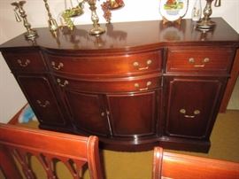 mahogany buffet