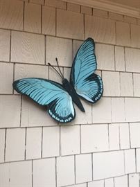 Butterfly yard art