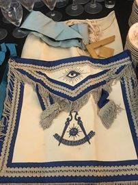 Masonic - Scottish Rite - Shriners collectibles - banner - flag