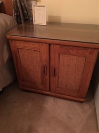 Two matching nightstands