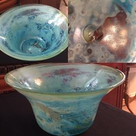 Art glass signed by Christopher Ries 