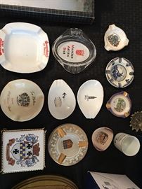 Vintage ashtray collection