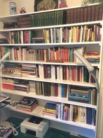 fabulous selection of books...classics, military, cookbooks, personal growth, leather-bound, fiction & more.