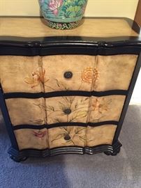 Hand painted three drawer chest $95.00
