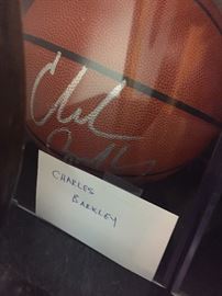 Charles Barkley signed basketball