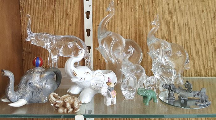 EHT002 Collectible Elephant Figurines - Various Mediums
