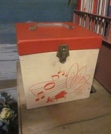 1950's 45 rpm carrying case