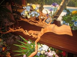 Large, branched, piece of driftwood, 47" L, 44" W.