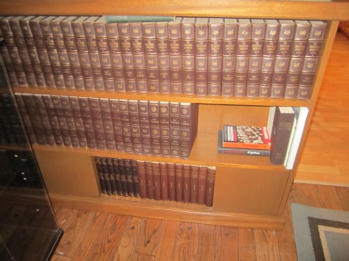  2 sets of encyclopedias