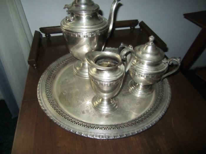 silver set by Rogers