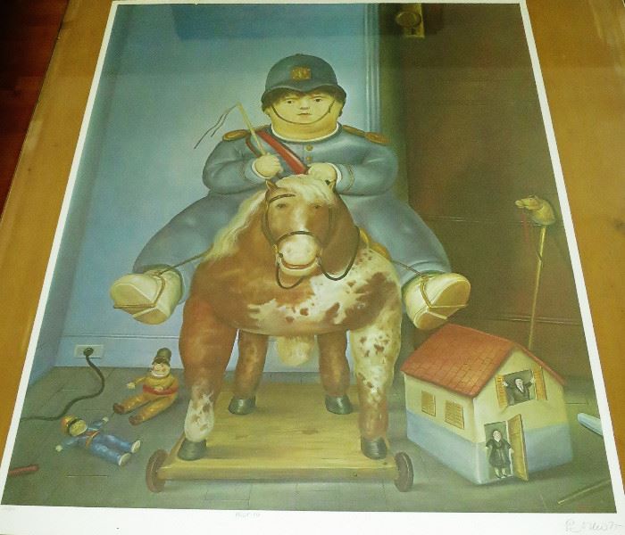 "Pedrito" orig. etching by Botero, signed, 99 / 150