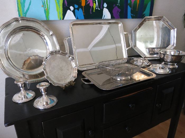 Selection of Silverplate & Sterling pieces