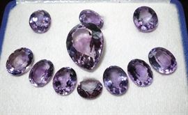 Loose Amethysts