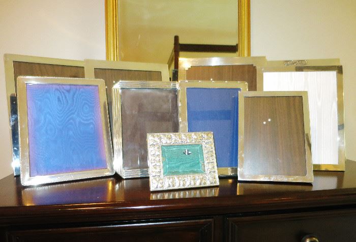 A Fine Selection of Sterling Silver Frame by Buccelati, Cartier & Tiffany