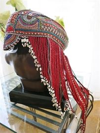 Spectacular African Maasai Headpiece