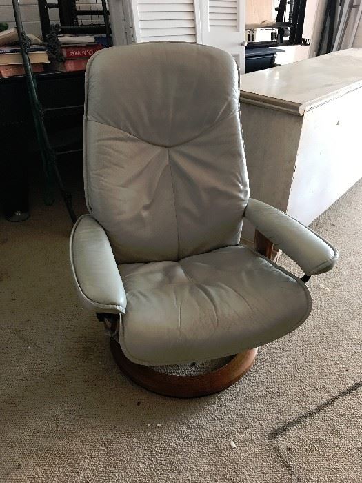 Ekornes Chair and ottoman (There are 2) $300 each