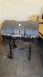 Large Barrel BBQ Barbeque