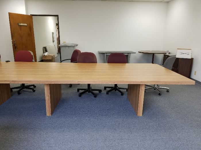 Extra long conference table 24' x 4'