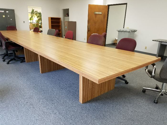 Extra large conference room table (photo from different angle)