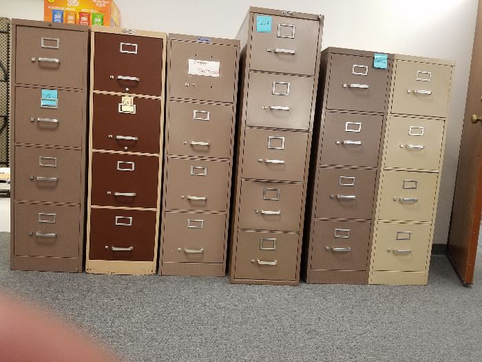 File cabinets (more not pictured)