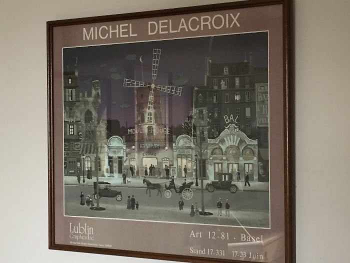 Michel Delacroix Signed Poster