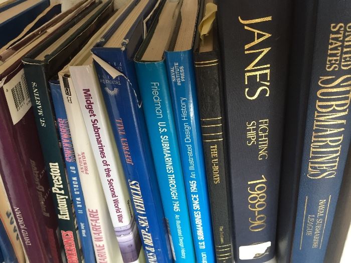 Jane's Fighting Ships and other nautical / maritime books