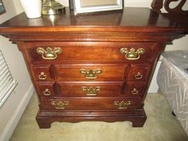 One of a pair of nightstands