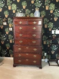 Baker Tall Chest of Drawers.