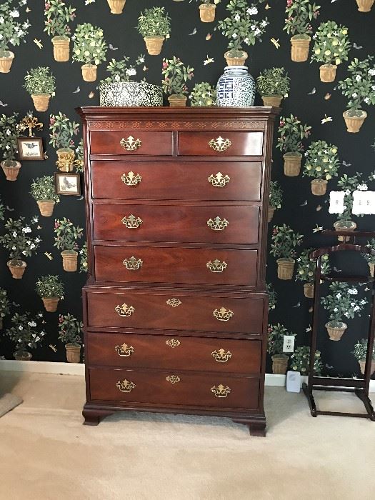 Baker Tall Chest of Drawers.