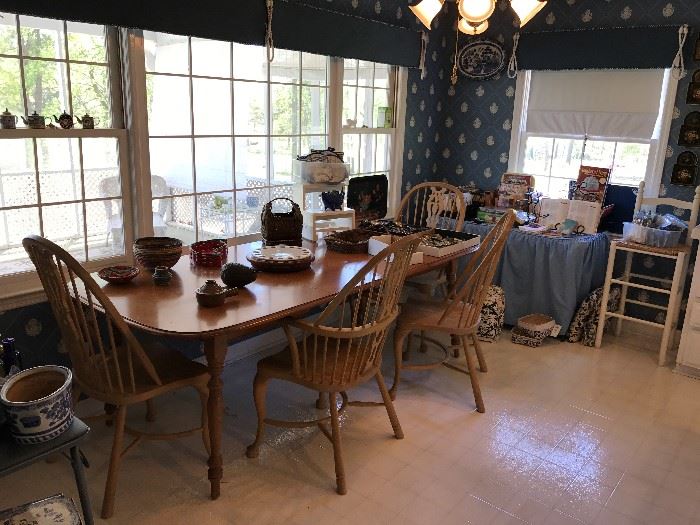 Large Table and four chairs