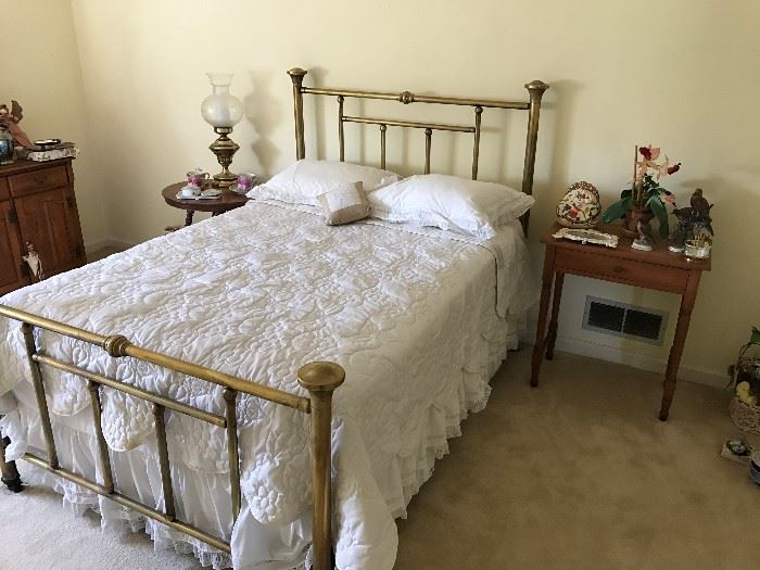 Old Brass Bed.  