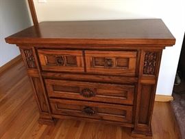 Solid Wood Side Drawer