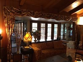 Floral Pattern Drapery