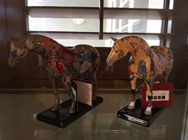 Artist Mitzie Bower's Hand Painted Ponies