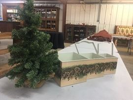 Small tree with nesting boxes