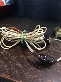 Antique porcelain and ormolu lamp marked France