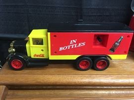 Coca-Cola truck clock plays music