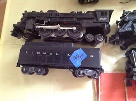 Lionel locomotive 2037 with coal tender