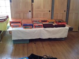 Most of these are postwar era....new in box: 6464-397, 6464-196, 6-52176, 6-17916 unibody tank car, 6-17658 caboose, more box cars, reefer, tank car, gondola, passenger cars