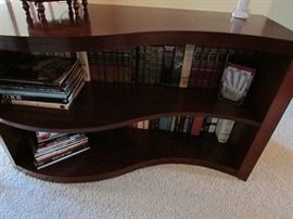 Curvy Bookcase that matches the curvy coffee Table