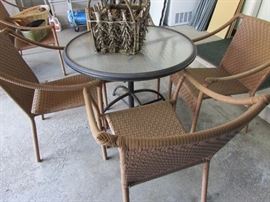 Patio Set ...Table can be lowered